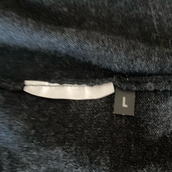 Knittons Charcoal Black Button Front Classic Cardigan - Picture 5 of 6